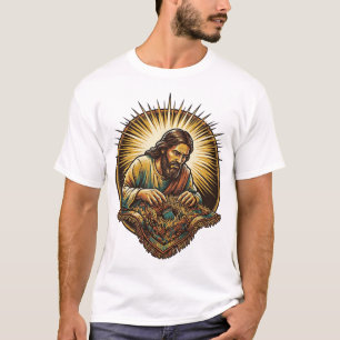Camiseta Jesús Dejó Caer Tarjeta SD Pequeña Perdida Alfombr
