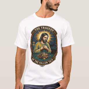 Camiseta Jesús Dejó Comida Callejera De Taco Nocturno Tarde