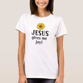 Camiseta Jesús del girasol me da alegría