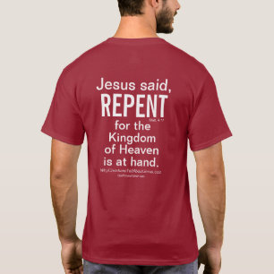 Camiseta Jesús dijo Repent