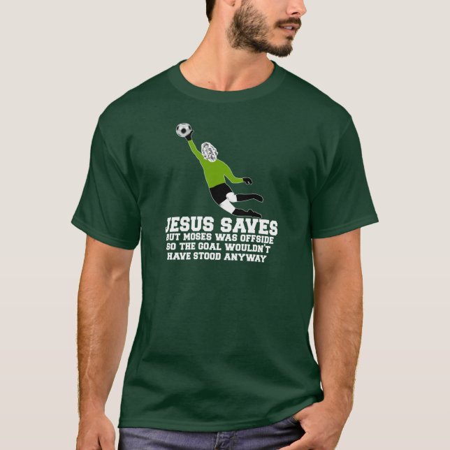 Camiseta Jesús divertido ahorra (Anverso)