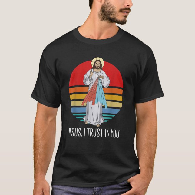 Camiseta Jesús Divina Misericordia Que Confío En Ustedes Ca (Anverso)