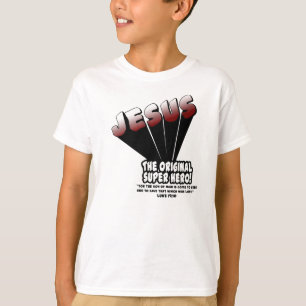 Camiseta Jesús: El 19:10 original de Lucas del superhéroe
