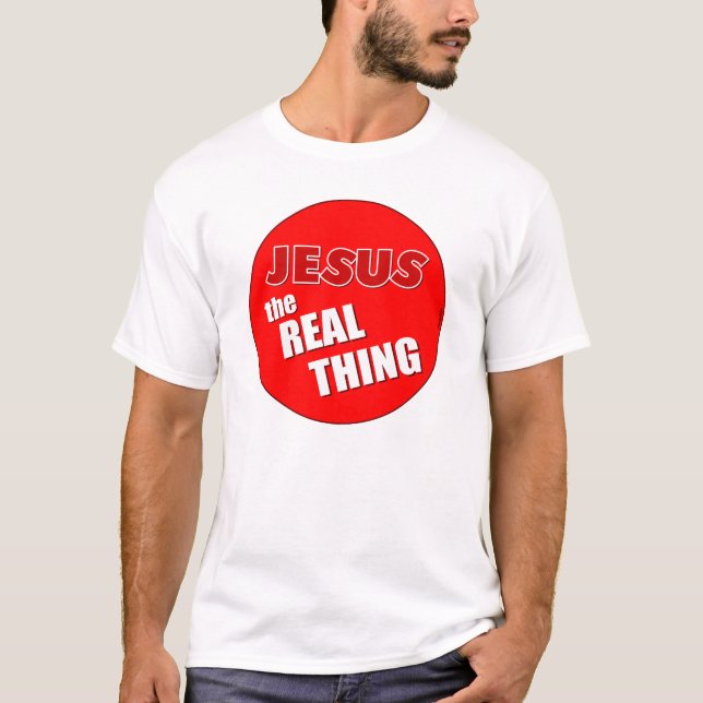 Camiseta Jesús: El auténtico (Anverso)