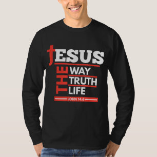 Camiseta Jesús El Camino De La Verdad Vida Juan 146 Espírit
