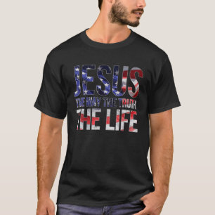 Camiseta Jesús El Camino De La Verdad Vida Juan 14:6 Biblia