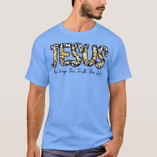 Camiseta Jesús El Camino De La Vida Religiosa Cristiana Je