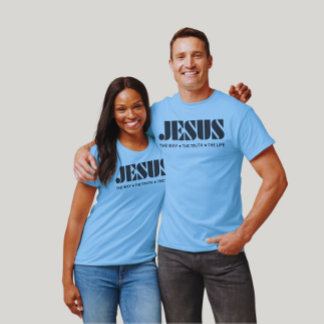 Camiseta Jesús - El camino, la verdad y la vida,