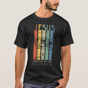 Camiseta Jesús El Creador Del Arcoiris Noé Y El Arca
