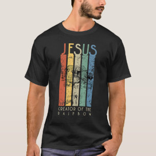 Camiseta Jesús El Creador Del Arcoiris Noé Y El Arca