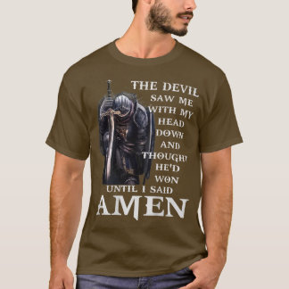 Camiseta Jesús El Demonio Me Vio Con La Cabeza Abajo