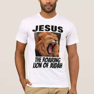 CAMISETA JESÚS, EL LEÓN ROSANTE DE JUDAH CHRISTIAN
