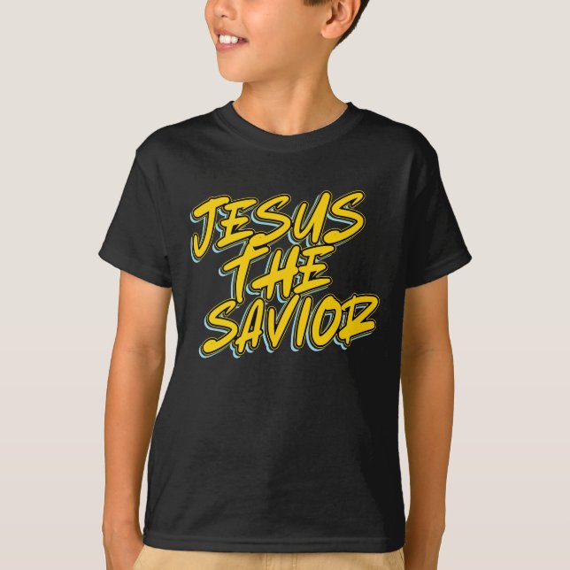 CAMISETA JESÚS EL SALVADOR (Anverso)