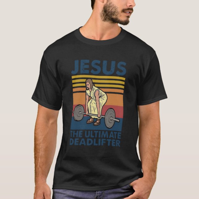 Camiseta Jesús El Último Gimnasio Muerte Fe Cristiana (Anverso)
