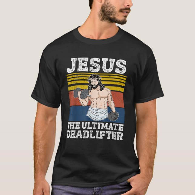 Camiseta Jesús El Último Gimnasio Vintage (Anverso)