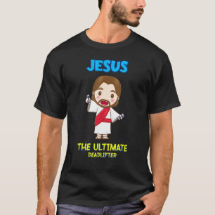 Camiseta Jesús El Último Levantador, Gimnasio Gráfico