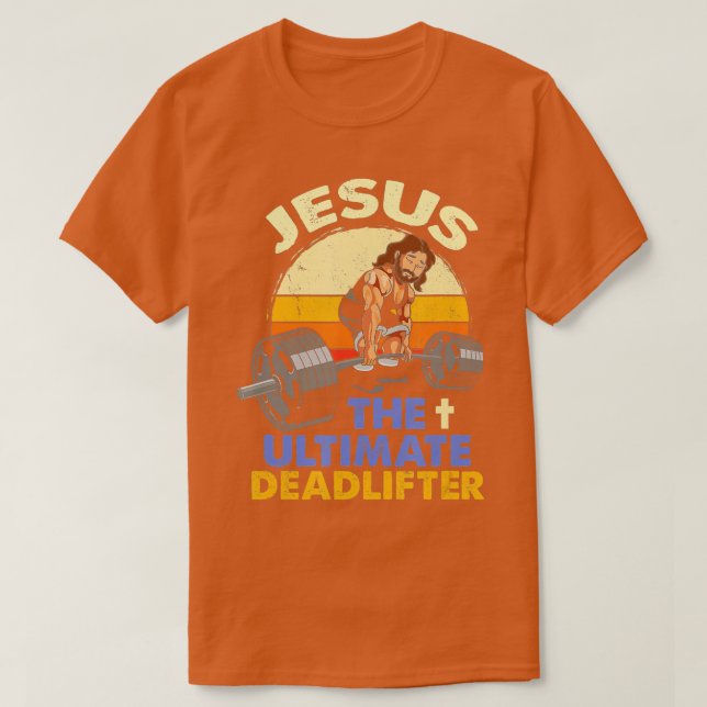 Camiseta Jesús El Último Levantamiento de Costura Cristiano (Diseño del anverso)
