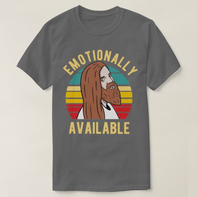 Camiseta Jesus Emotionally Available 2 (Diseño del anverso)