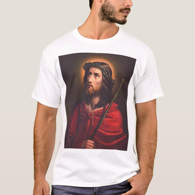 Camiseta Jesús en la corona de espinas (Anverso)