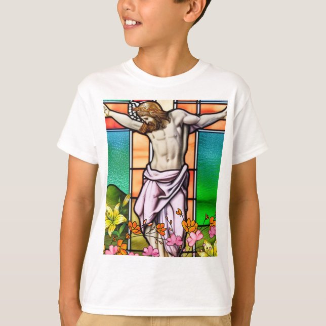 Camiseta Jesús en la cruz (Anverso)