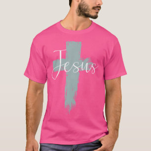 Camiseta Jesús en la cruz pintar Guay Religión Dios Fe Chri