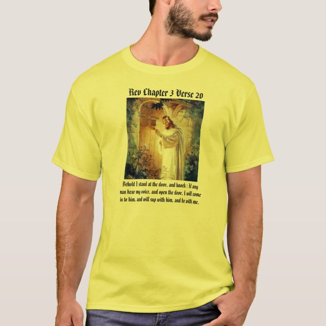 Camiseta Jesús en la puerta T/shirt (Anverso)
