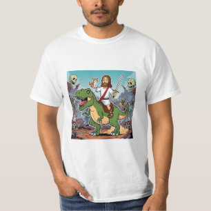 Camiseta Jesús en la versión personalizado T-rex