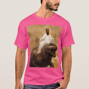 Camiseta Jesús En Un Dinosaurio Al Estilo Gustav Klimt