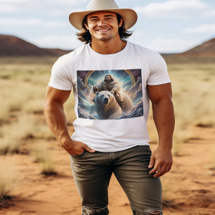 Camiseta Jesús en un oso polar