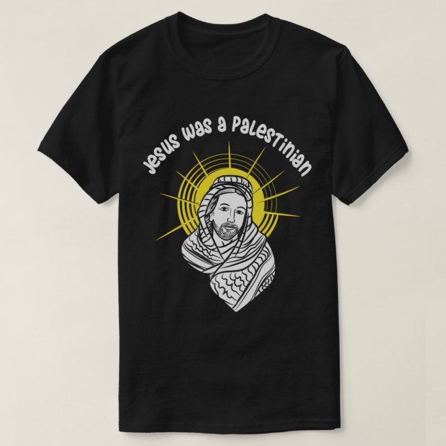 Camiseta Jesús Era Palestino (Diseño del anverso)