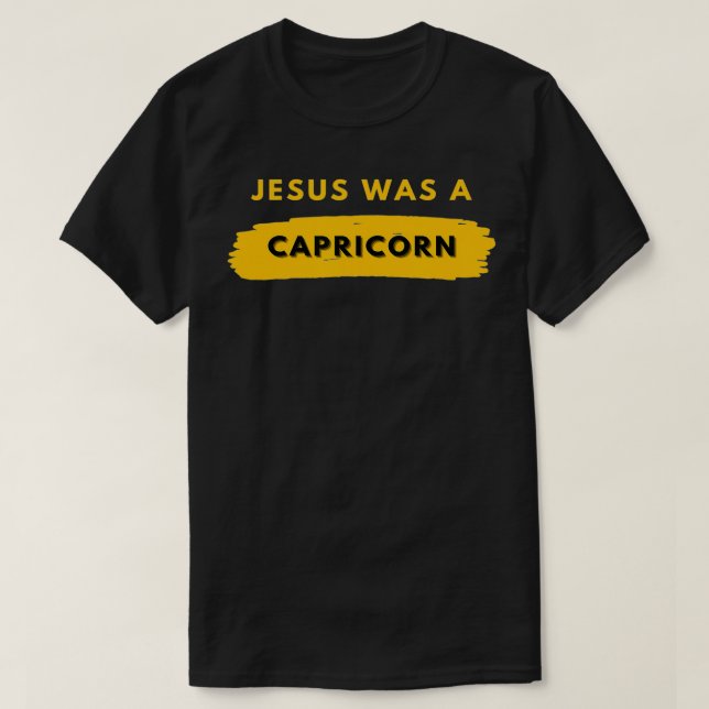 Camiseta Jesús era un capricornio (Diseño del anverso)