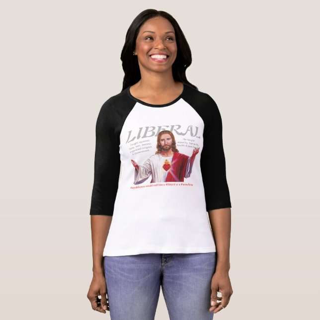 CAMISETA JESÚS ERA UN LIBERAL (Anverso completo)