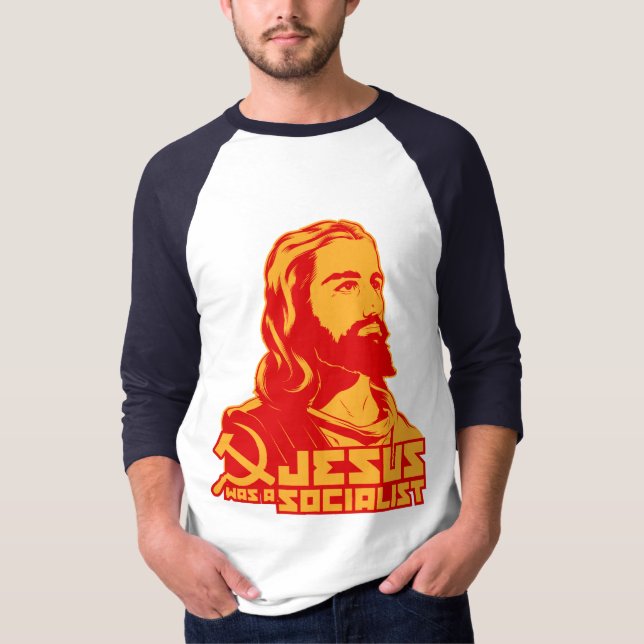 Camiseta Jesús era un socialista (Anverso)
