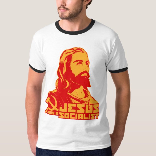 Camiseta Jesús era un socialista (Anverso)