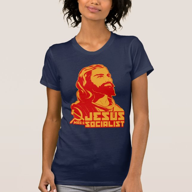 Camiseta Jesús era un socialista (Anverso)