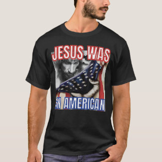 Camiseta Jesús Era Una Bandera Estadounidense 4 De Julio Cr