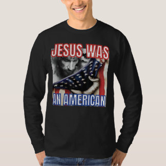 Camiseta Jesús Era Una Bandera Estadounidense 4 De Julio Cr