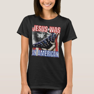 Camiseta Jesús Era Una Bandera Estadounidense 4 De Julio Cr
