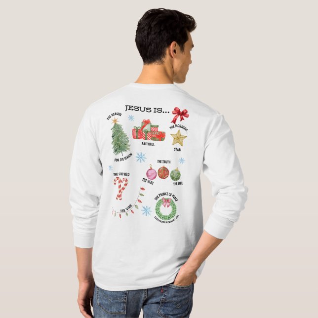 Camiseta Jesús Es... (Reverso completo)
