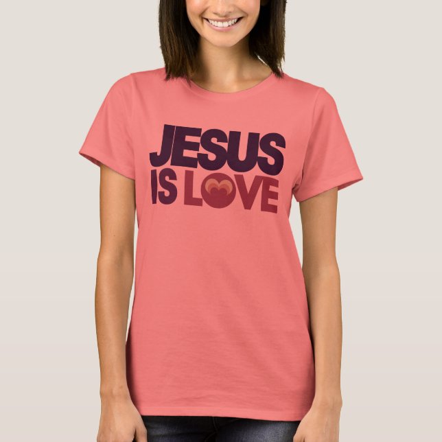 Camiseta Jesús es amor (Anverso)