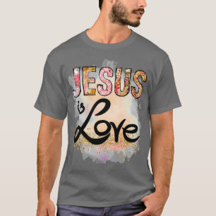 Camiseta Jesús es amor Jesucristo Pascua Cristiana