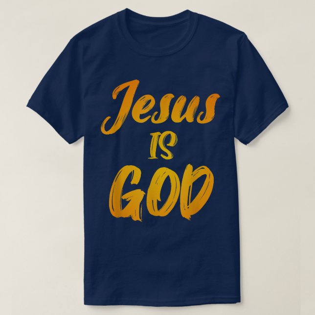 CAMISETA JESUS ES DIOS (Diseño del anverso)