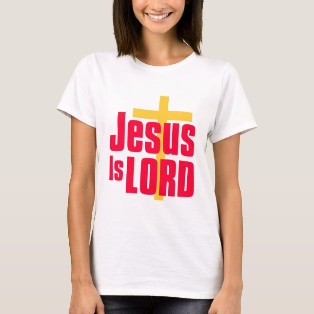 Camiseta Jesús es diseño cristiano del señor (Anverso)
