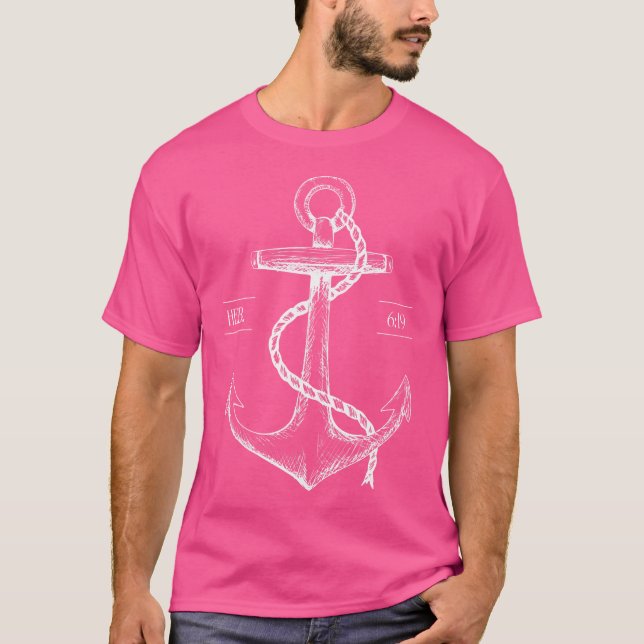 Camiseta Jesús Es El Ancla De Mi Alma Esperanza Que Se Ancl (Anverso)