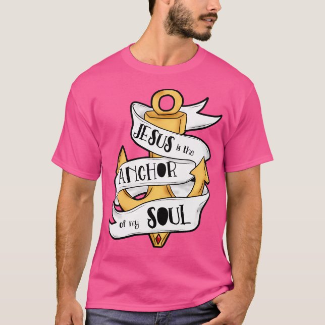 Camiseta Jesús Es El Anclaje (Anverso)