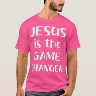 CAMISETA JESÚS ES EL CAMBIO DE JUEGOS DISEÑO GRÁFICO CRISTI