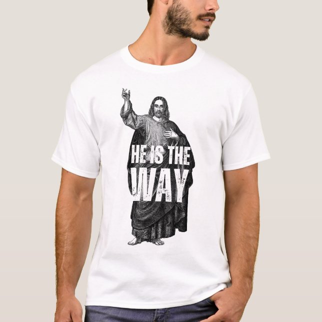 Camiseta Jesús es el camino (Anverso)