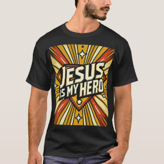 Camiseta Jesús es el diseño cómico de los héroes