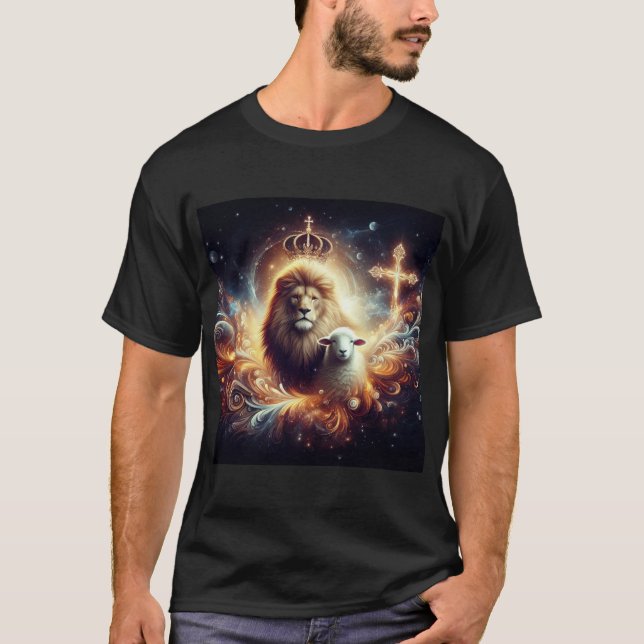 Camiseta Jesús es el León y el Cordero (Anverso)
