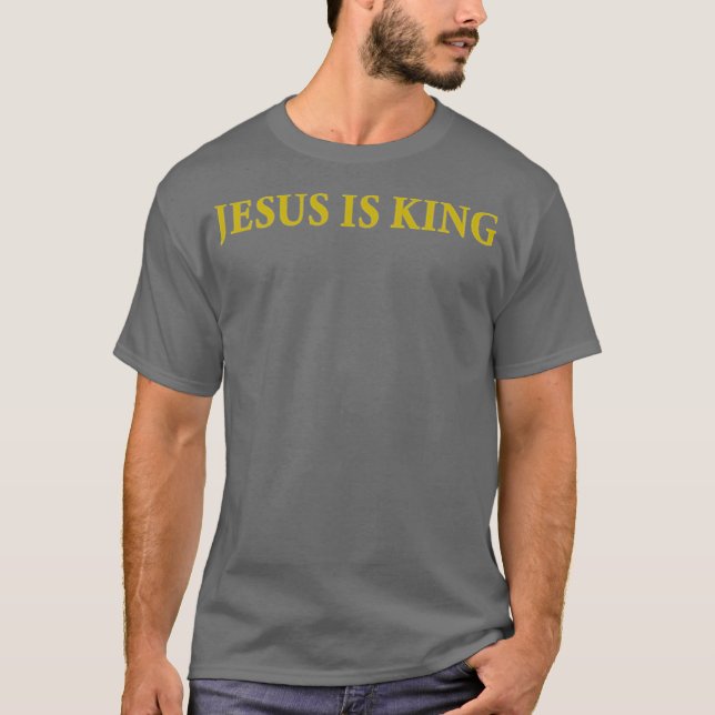 Camiseta Jesús es el Rey Cristiano (Anverso)